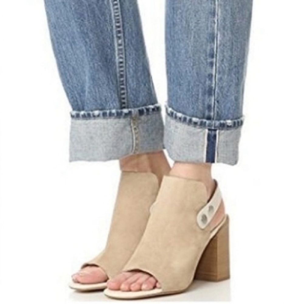 Rag&Bone LEIGH STUCCO SUEDE Heels Size-EU 40/USA 10 New in original box NWT